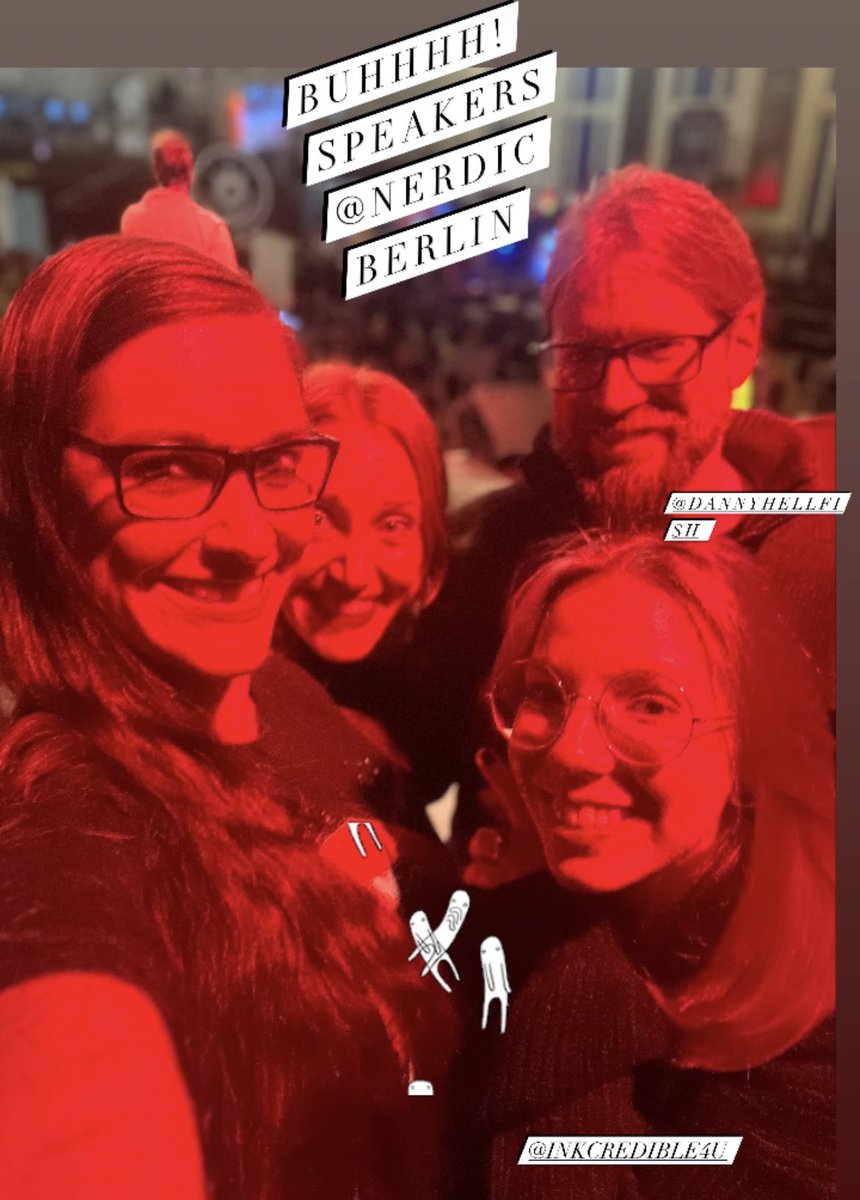 yun_jenni's tweet photo. Spooky 👻 Speakers at #nerdic @MaschaCamino  @DannyHellfish https://t.co/ag6PT1gL5e