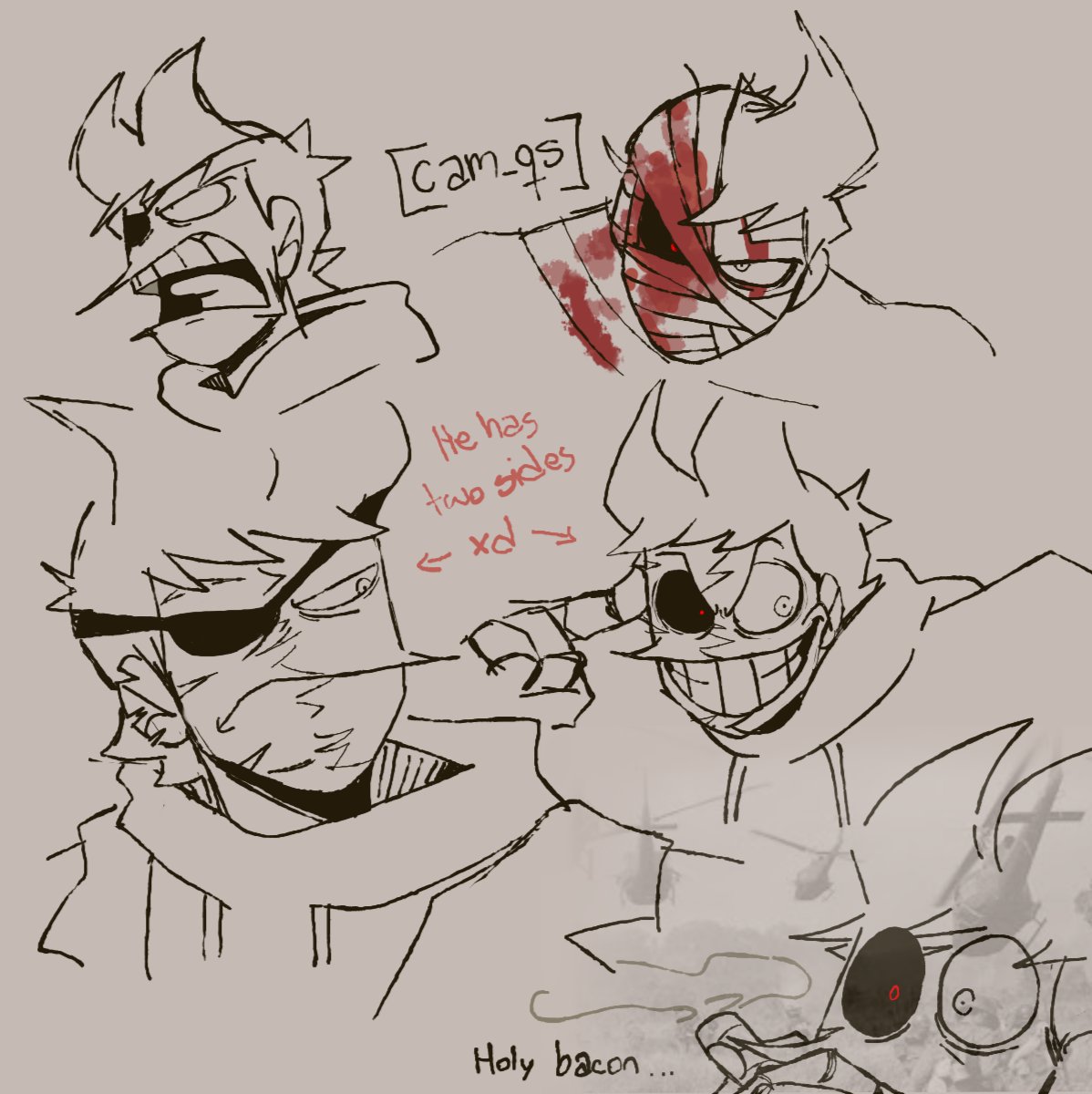 CamiQuiroz13's tweet photo. Red doodles 🥓✨
#eddsworldfanart #eddsworld #myart #eddsworldtord https://t.co/vGbYJD7Z2R