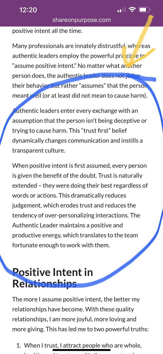 PrincipalGadson's tweet photo. Assuming Positive Intent is a powerful practice that can transform your team, organization, and life. Why is it so hard for people to assume the positive in others? #LeadersLeadByExample https://t.co/kK6QiRwmwB