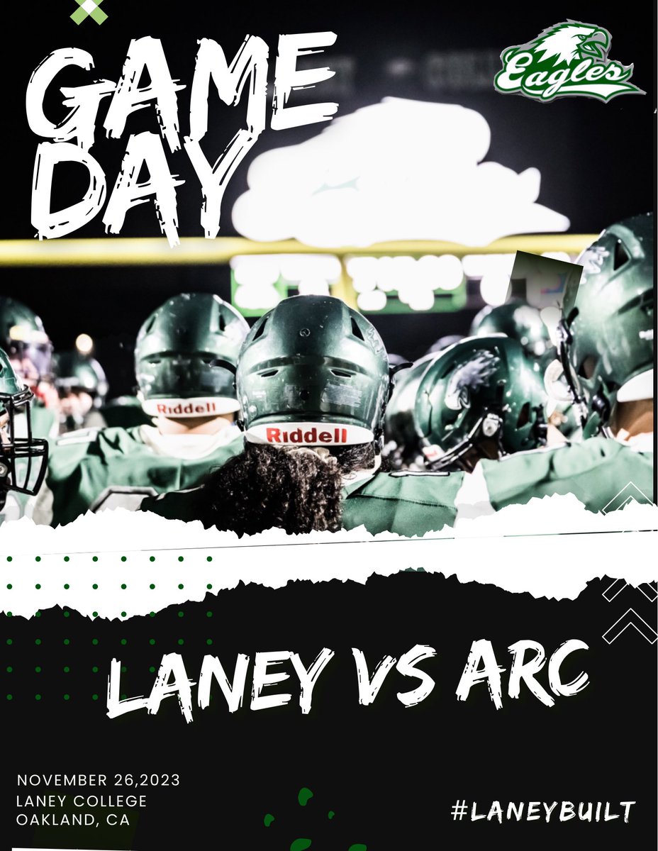 Today is the day! Watch us take on ARC at 5pm at The Nest in the first round of the CCCAA playoffs💪 

Stream: youtu.be/eBGKSO80c5A

2 CLAPS READY READY 

#LaneyBuilt🦅