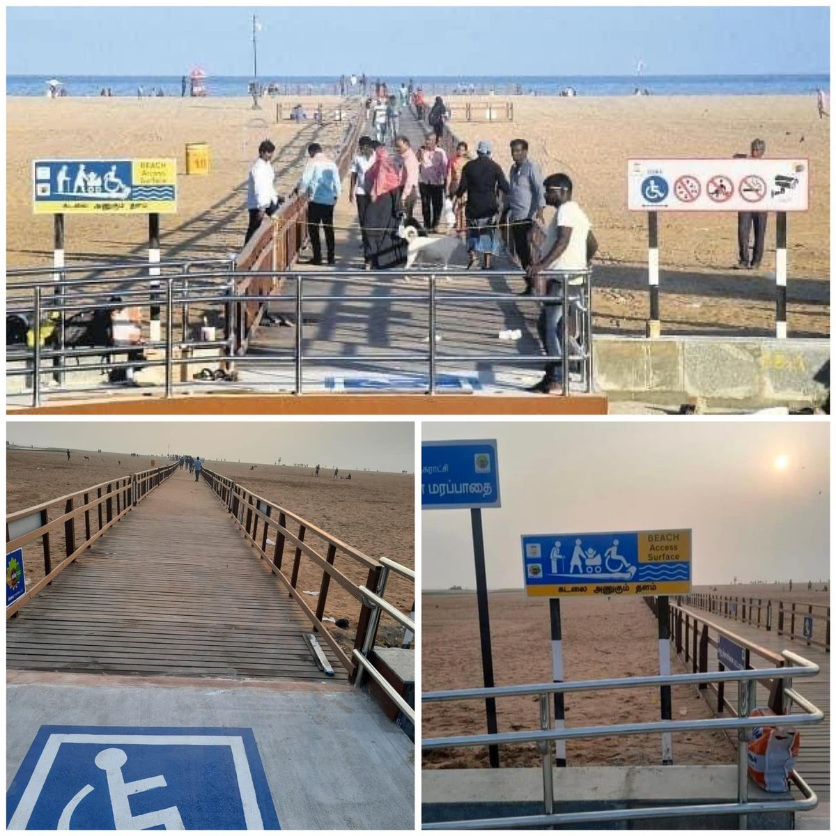 'Permanent Ramp' at Marina Beach, to help differently-abled people, will be functioning from tomorrow. ❣️🌊🧑‍🦽

#Raindropss #Chennai #Udhavikaram #tamilnadu