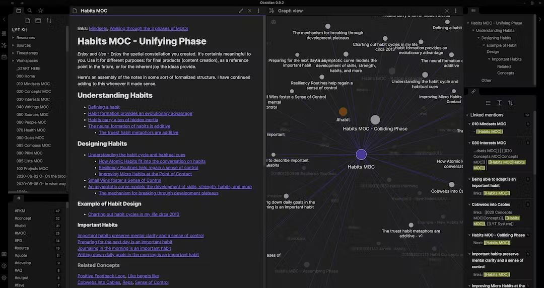 Ich habe für die konzeptionellen Artikel meines Buchprojekts eine Sammelseite angelegt. #AWDW #Zettelkasten 
peter.baumgartner.name/sammlungen/aca…
Für die praktische Umsetzung mit <a href="/obsdmd/">Obsidian</a> kommt im Dezember parallel dazu eine neue Artikelserie.