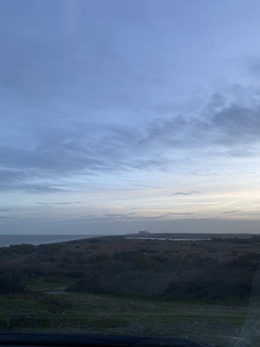 Waiting for a murmuration overlooking #minsmere. Just think how this view would be enhanced by SizewellC said no one ever. #StopSizewellc