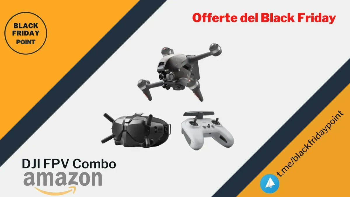 blackfridaypnt's tweet image. Minimo storico sul prezzo!
DJI FPV Combo
⬇️
amzn.to/3V8Kwd3

#fpvlife #fpv #digitalfpv #italia #regali #djidigital #fpvfreestyle #blackfridayitalia #dji #amazonblackfriday #amazon #blackfridayamazon #blackfriday #fpvdrone #acquisto #prezzospeciale #djigoggles #djifpv