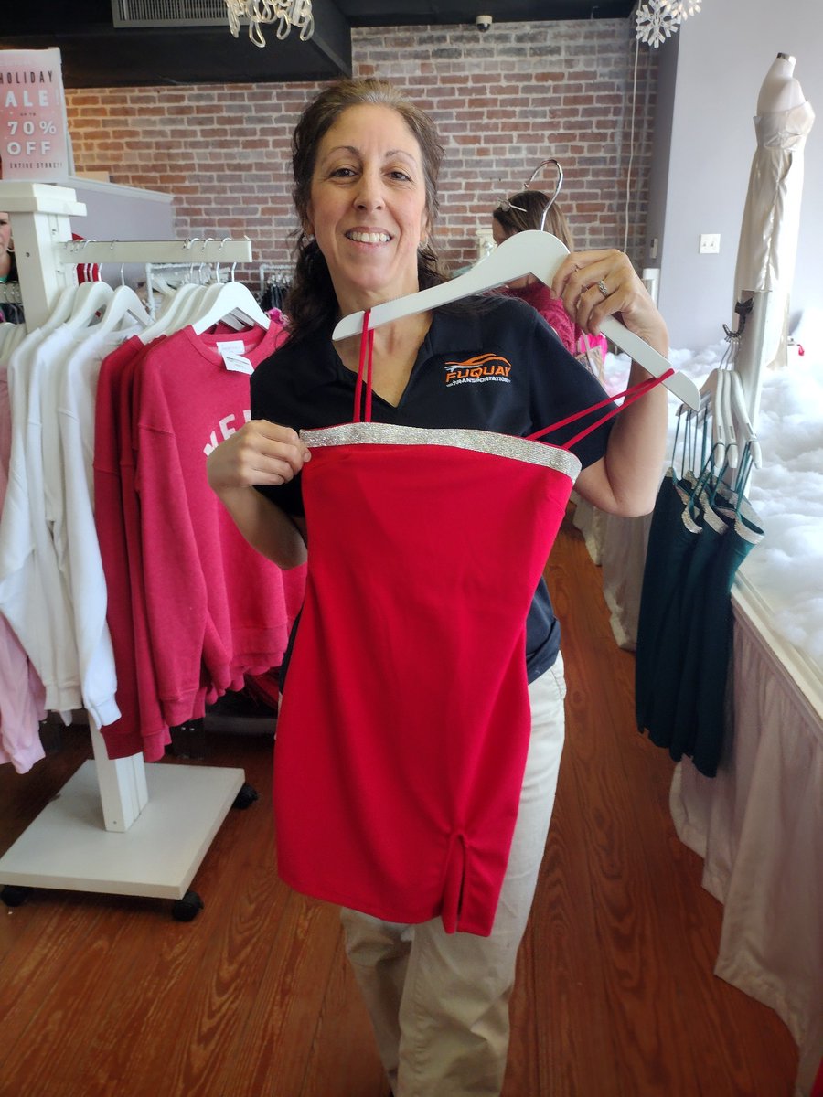 FuquayTransport's tweet photo. What do you think? Should Adolfo buy me this dress and take me someplace this holiday season? https://t.co/zWbbb7WgK8