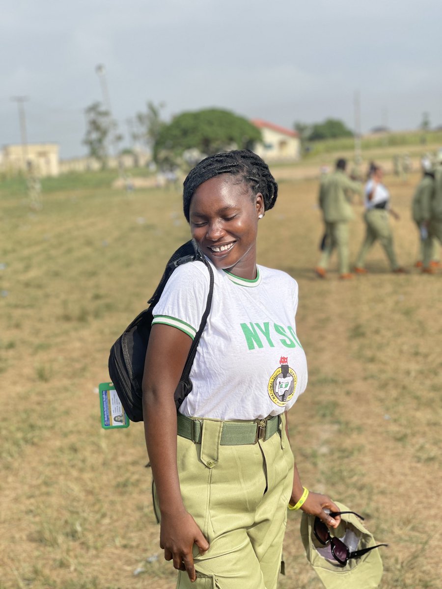 MaryOmoju's tweet photo. This NYSC camp thing is not something I would love to do again but it was fun while it lasted! cause I got to meet beautiful 
 And sweet people  …. #nysc #NYSC360 #NYSC22  #beauty https://t.co/AxL42Je3CU