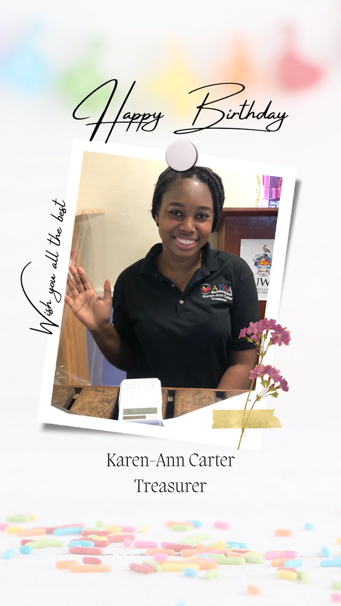Wishing our Treasurer, Karen-Ann Carter a very happy birthday today🥳🇦🇬.