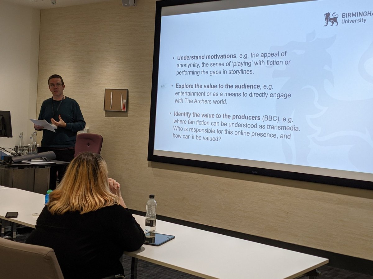 Radio&AudioStudiesNetwork (@radiostudies) on Twitter photo The final <a href="/academicarchers/">AcademicArchers</a> paper today at #BBCRadio100 is by the convenor of this special panel, <a href="/jezturner/">Jerome Turner</a> on fandom in the Twitter realm π The final <a href="/academicarchers/">AcademicArchers</a> paper today at #BBCRadio100 is by the convenor of this special panel, <a href="/jezturner/">Jerome Turner</a> on fandom in the Twitter realm π