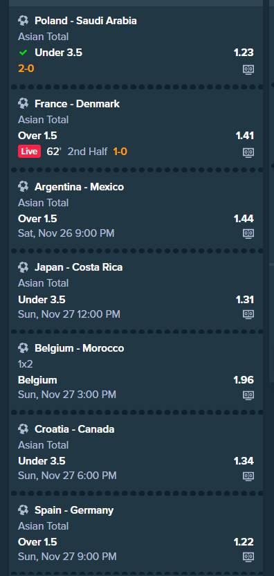 Agoguk1's tweet photo. @ColdBloodShill These are ma matches brother - I am gonna make it back from one bet! https://t.co/PCrX6w8wdx