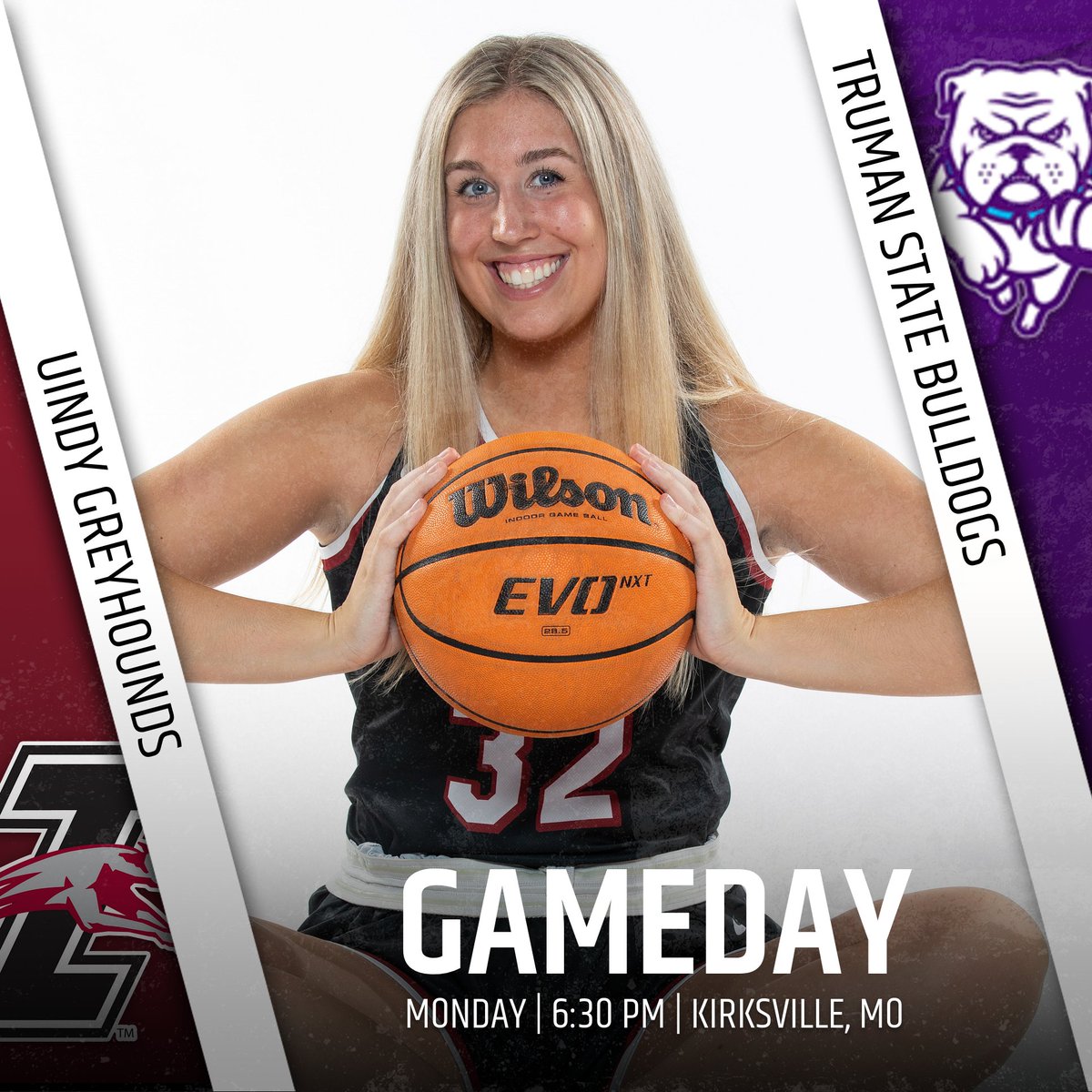 🏀 | Quick trip to Missouri and it's time to ball! 👌

<a href="/UIndyWBB/">UIndy Women’s Basketball</a> | #GLVCwbb 

⏰ 6:15 PM
📍 Kirksville, MO
📺 glvcsn.com/truman
🔊 bit.ly/3DUgBhL
📊 bit.ly/3F2XnrO