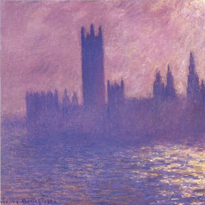 Claude Monet x purple