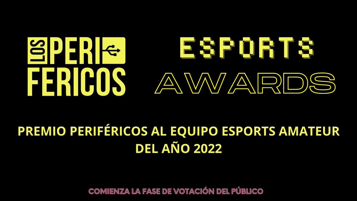 LosPerifericos's tweet photo. Equipos nominados a los Periféricos Awards
@stormbringersgg
@CarbonoEsports
@TeamOgmios
@EX0TIKGAMING
@club_goma
@GamingOxygen
@BPLaSalle
@BeStrongBulls
@KumihoEsports
@NightskillsE
@TLMESPORTS
@MelillaTitans
@eQuizersEC
@ECORP_ES
@Heracles_Gaming
Vota en https://t.co/ILnmysMx5K https://t.co/sUNDZeEGel