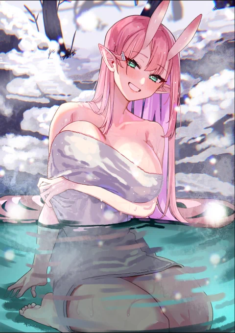 冬と温泉 
