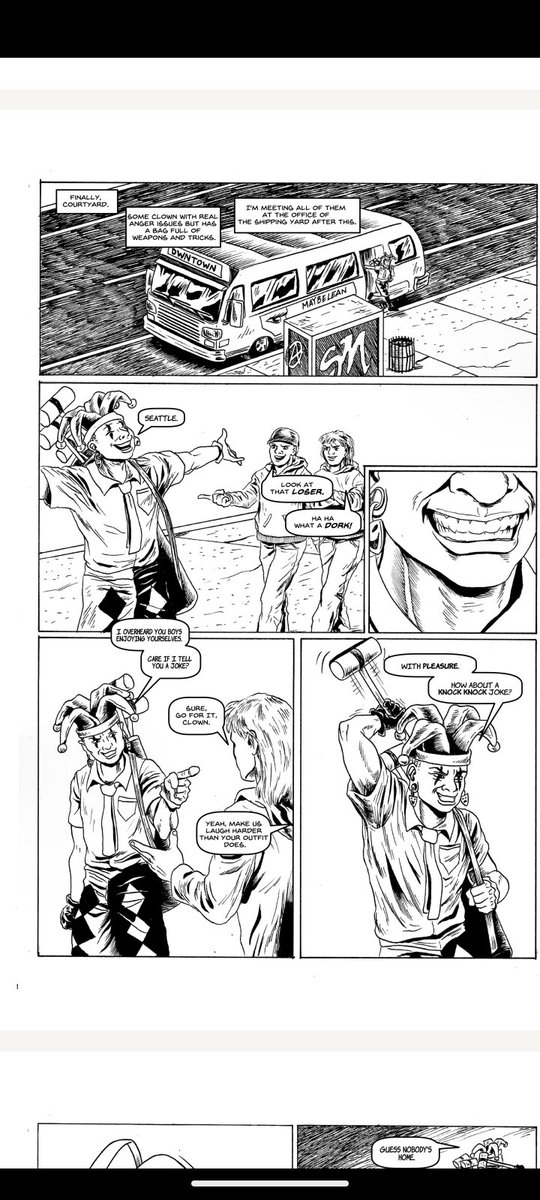 Our new book, "Two's Company Three's a Crowd" is a traditional black &amp; white 90s style comic set in modern day Seattle. Werewolf soldiers created in a lab for the military, high tech Merc's &amp; more! PSB is available at amazingactioncomics.com #ShamelessSelfPromoSaturday #indie