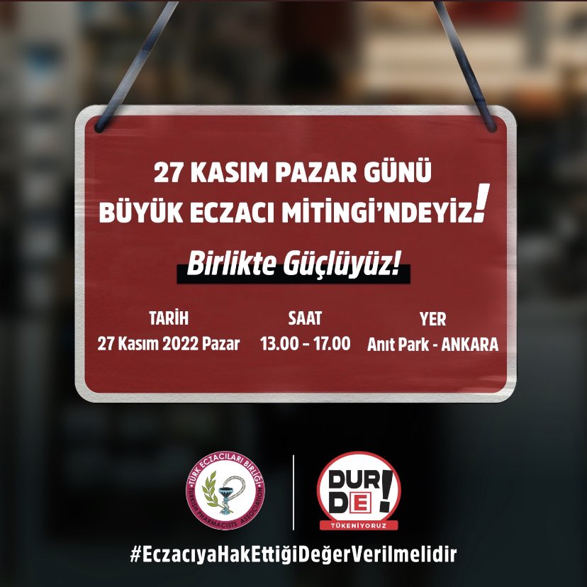 #EczacıyaHakEttiğiDeğerVerilmelidir