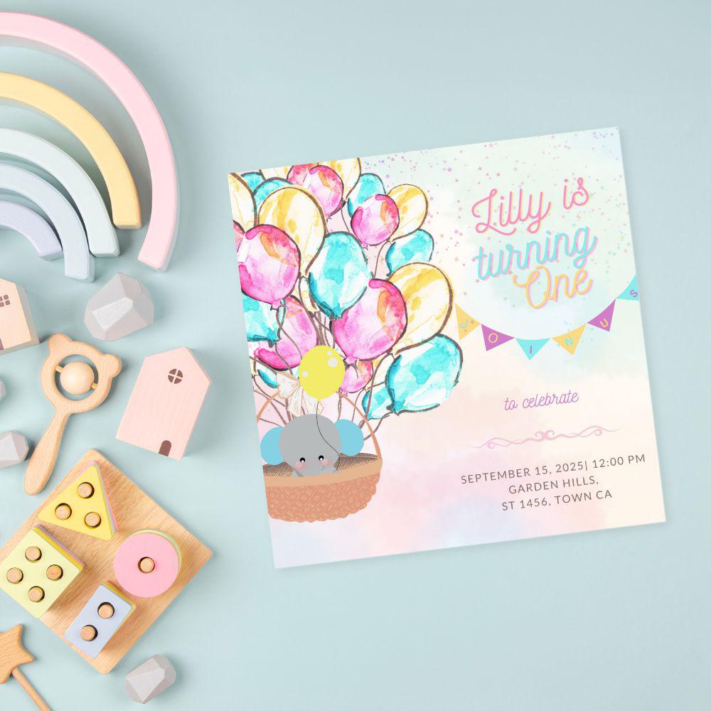 This Adorable Hot Air Balloon 1st Birthday Invitation is perfect for any youngster’s 1st birthday party! 🎊🍼🎈
Link🛒: especialz.com/occasion/birth…