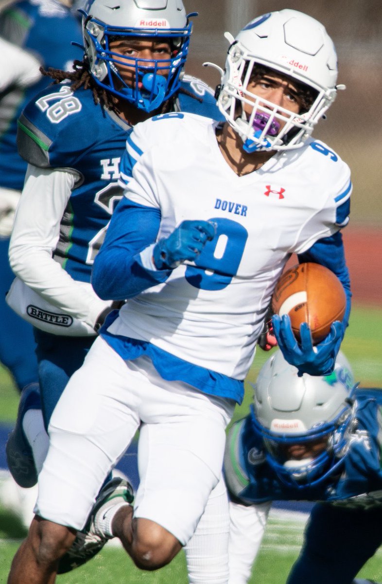 CoachSpadafino's tweet photo. Dover will be playing St. George’s at Dover Stadium 7pm. @DoverSenatorsFB is 3-0 against St. George’s since 2021 (2 regular season wins and 1 post-season wins). Dover is looking to get to it’s first State Championship game since 2001. #GoDover 🔵⚪️ https://t.co/1HQkZQszQm