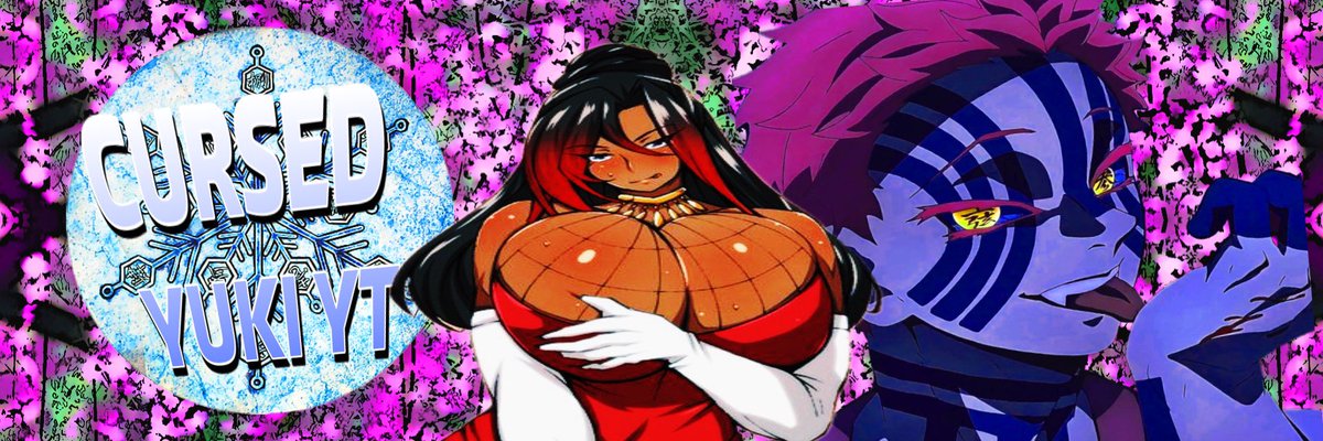 CursedBunnyYuki's tweet photo. New headers for Twitter, Facebook, and YouTube!!! ✨✨✨💗😈 made by @CursedBunnyYuki me✨#Anitwt #YouTube #cursedyukiyt #forbiddengaming🔱 https://t.co/RghpD6vyI7