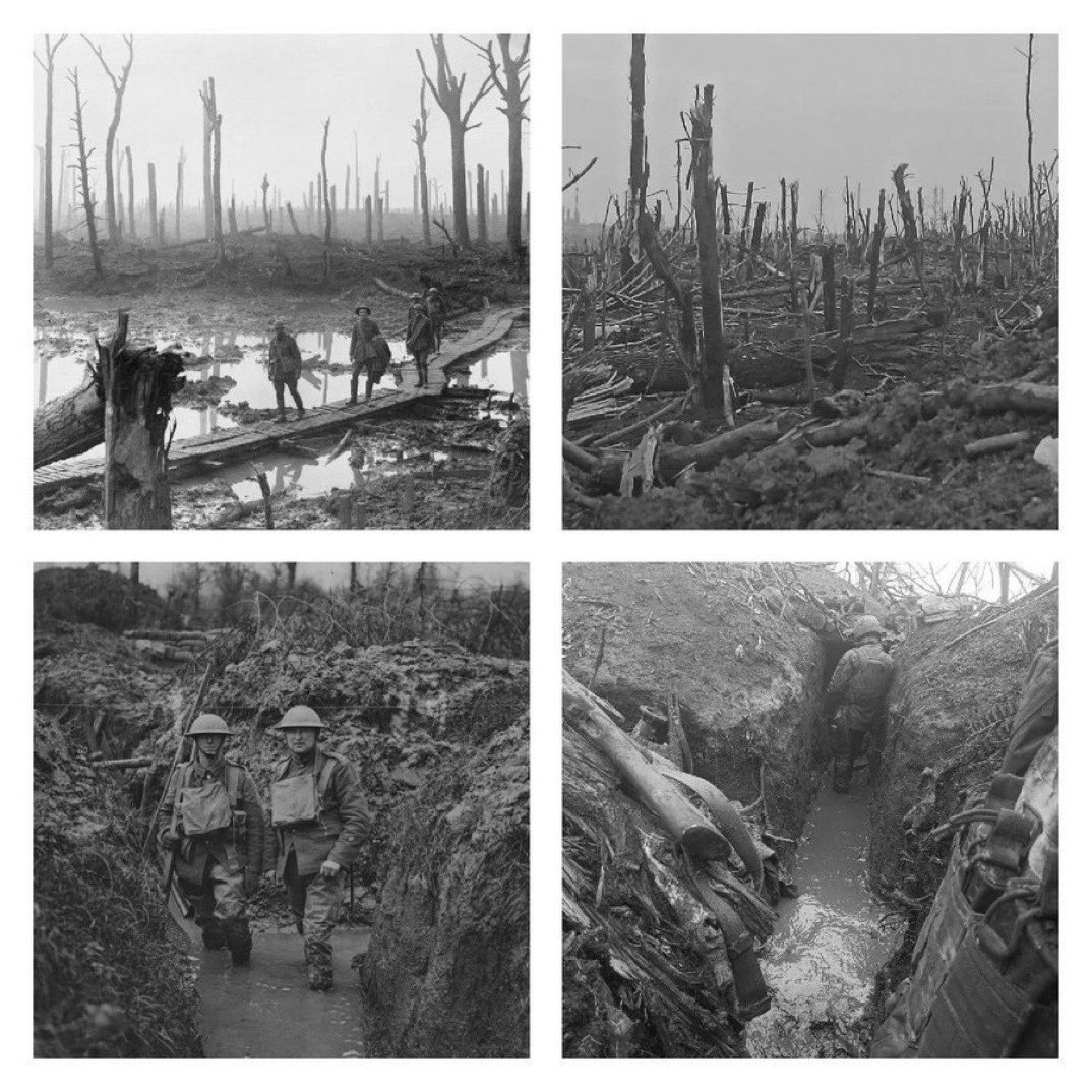 On the left is from WW1

On the right is from Bakhmut this week