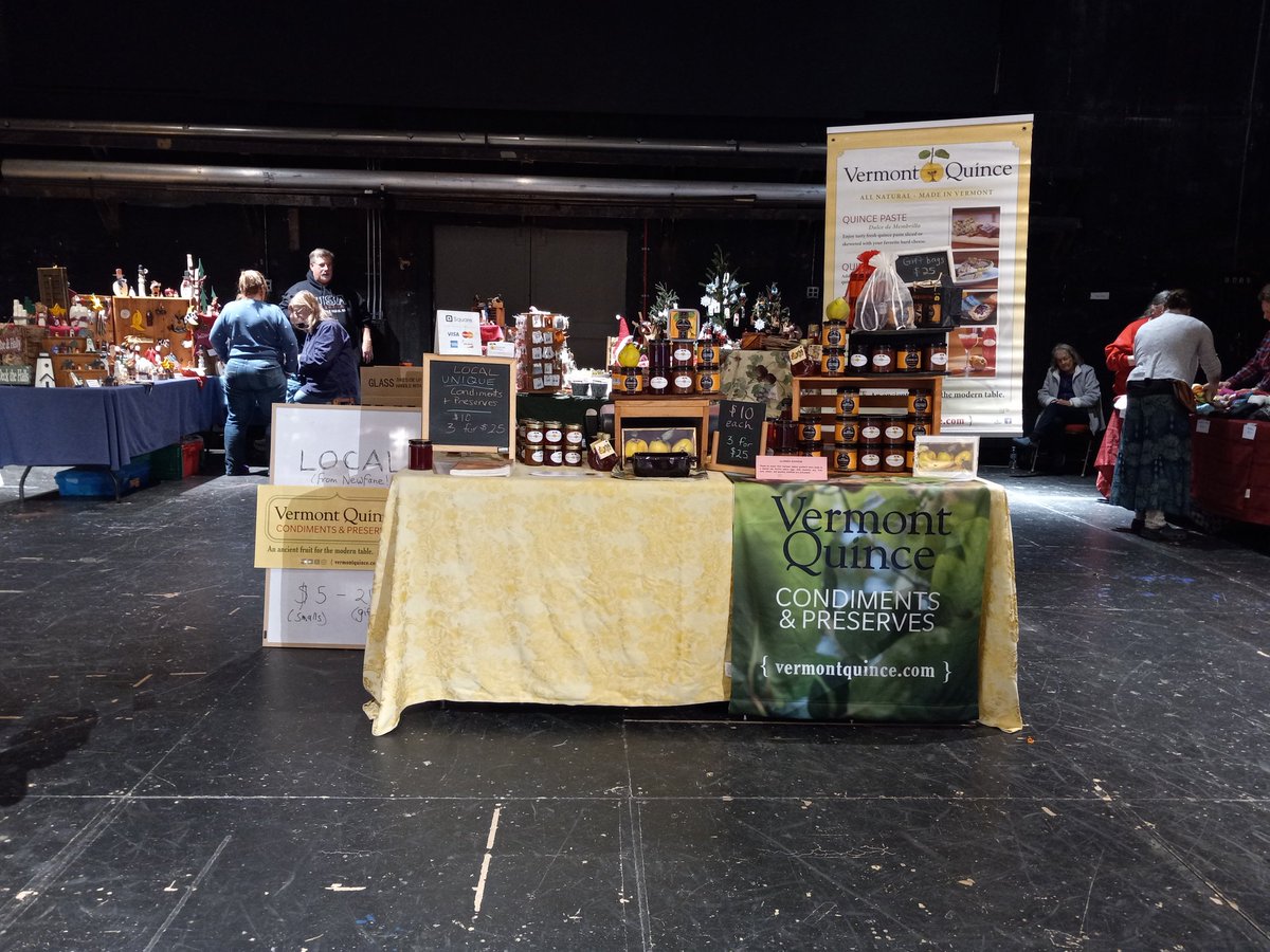 Thank you old friends from #londonderryVT &amp; other markets visiting us at <a href="/westonplayhouse/">Weston Playhouse</a> fair. We're here center stage til 4pm today.