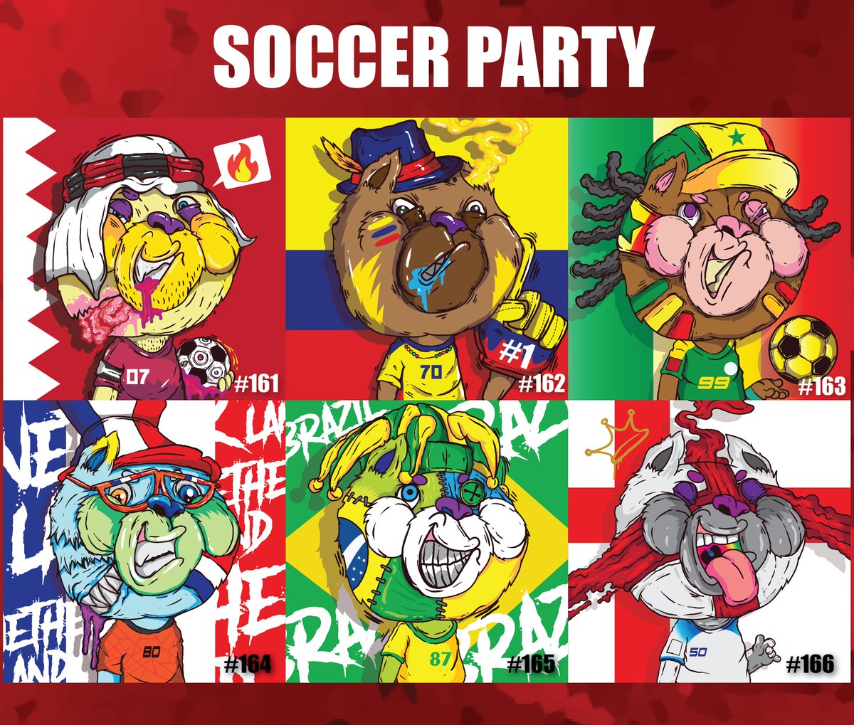 dirtycreepynft's tweet photo. 🚨"TWITTER SHUFFLE"🚨
Hamusuke : #161-#166
💰 40 $algo
Rules : Comment "Soccer Party"
➡️6 winner
⏰ 24 Hour
Our Discord : https://t.co/a60UnTjWoW
On @_Dartroom : https://t.co/kz1MvbAb4u
Lets go #algofam #dirtycreepy #Hamusukesquad
#algorand #algonft #ALGO and Goodluck !! https://t.co/nVfPlM2ehg