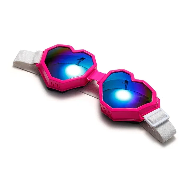 heart shaped goggle sunglasses by afterarmour 