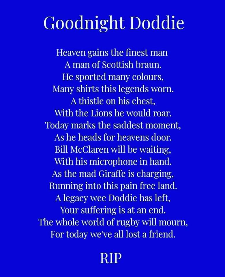 RIP Doddie