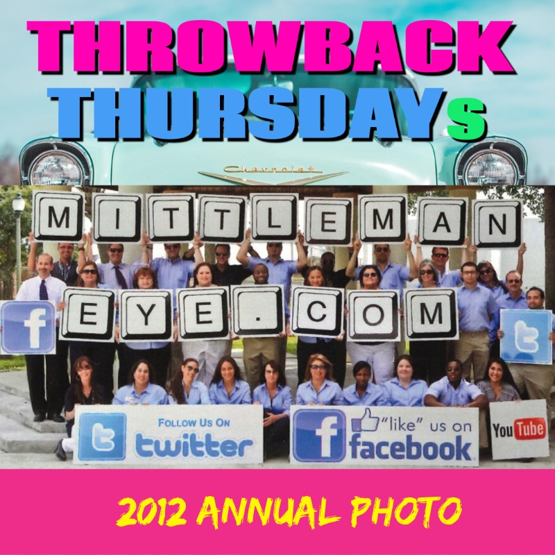 MittlemanEye's tweet photo. #ThrowbackThursday at Mittleman Eye! 
2012 Annual Photo https://t.co/yGgVYjSA8n