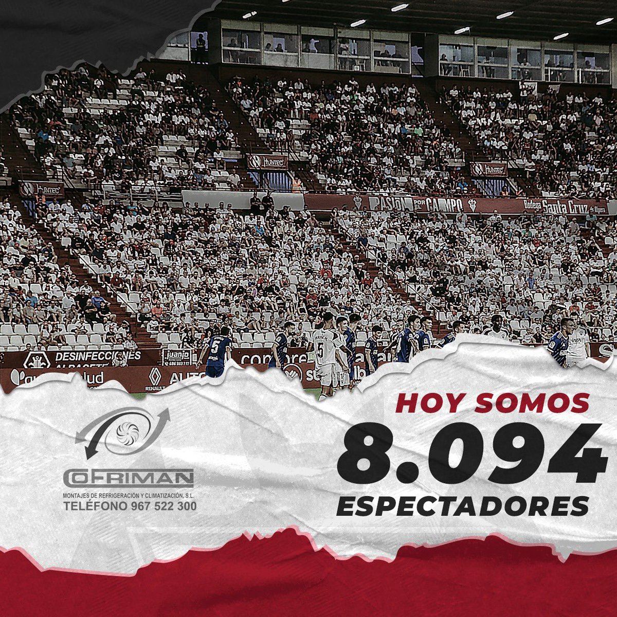 AlbaceteBPSAD's tweet photo. ➕de 8️⃣0️⃣0️⃣0️⃣ locos buenos 🤍

#AlbaceteBPRacing https://t.co/pjKqfCXst0