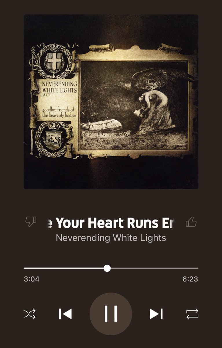 One of life’s greatest tragedies is that <a href="/iamNeverending/">NEVERENDING WHITE LIGHTS</a> Act I, one of my all-time favorite albums ever, was never released on vinyl. Or was it, and I’ve just never found it?