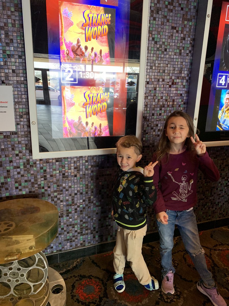 ashera2022's tweet photo. Going to see Strange World. My son said “hiiii Jaboukie can’t wait to see you!” https://t.co/5h6aMPgLke