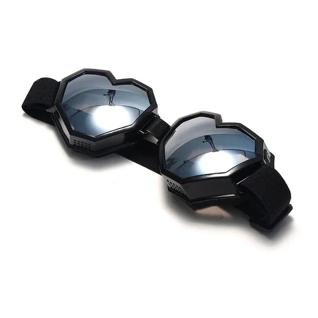 heart shaped goggle sunglasses by afterarmour 