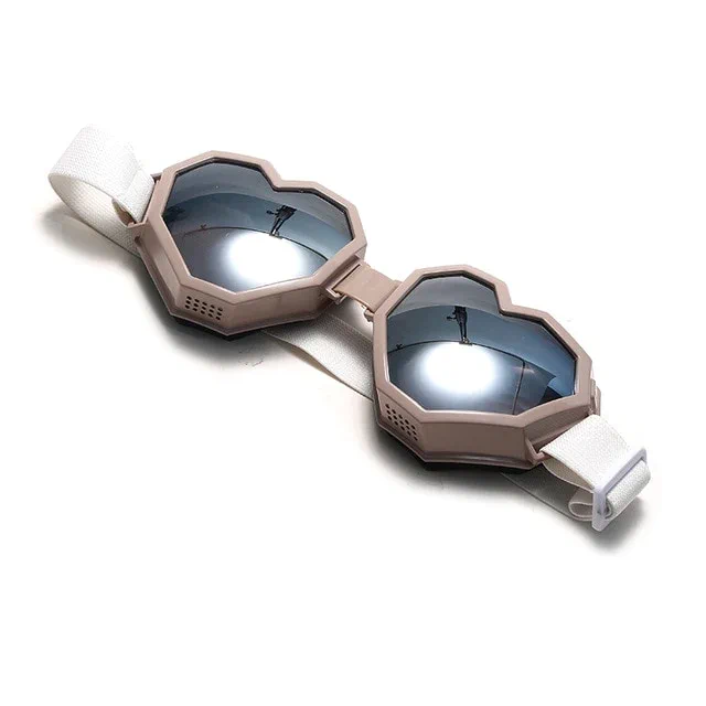 heart shaped goggle sunglasses by afterarmour 
