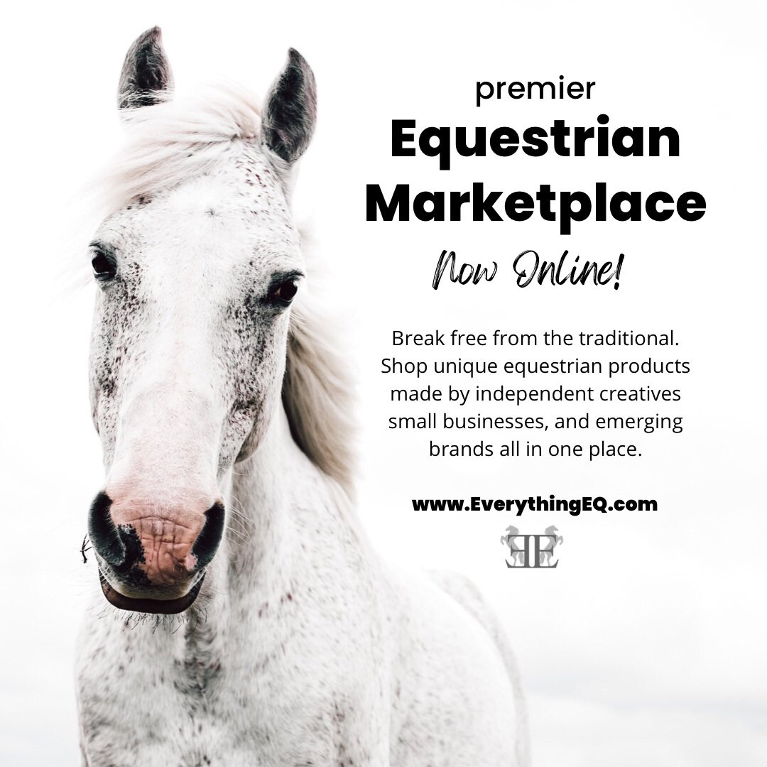 It’s finally here! Our equestrian marketplace is LIVE and we’re celebrating with all kinds of Black Friday, Small Business Saturday, and Cyber Monday deals. Check us out online to shop unique equestrian products: everythingeq.com