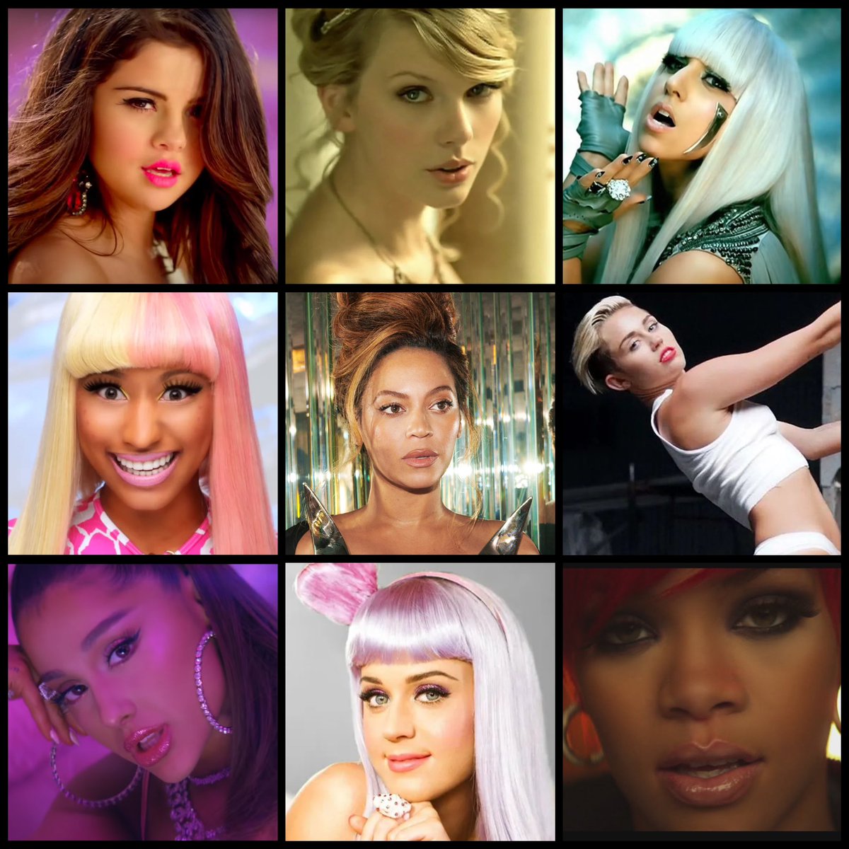 popcategories's tweet photo. The Category Is: Most Iconic Female Artists Of Our Generation https://t.co/dyVMxnAY8m