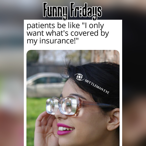 MittlemanEye's tweet photo. It's #FunnyFriday time at #MittlemanEye! 
#MEC2020 #Eyecare https://t.co/yMrBE2KkIM