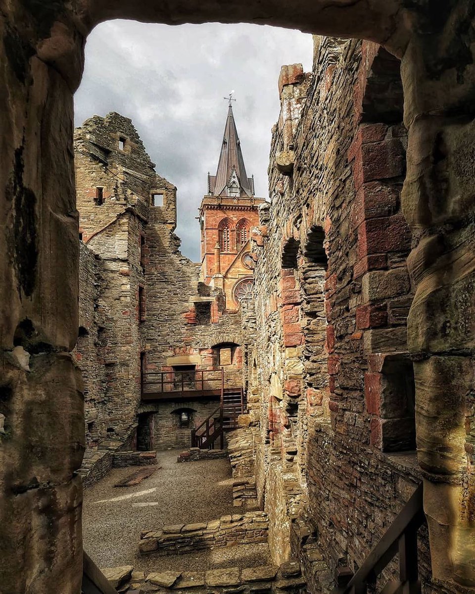 'In my mind, I'm there. the stones whisper in the wind'. Kirkwall Castle Interior. Orkney Islands, Scotland. SP.