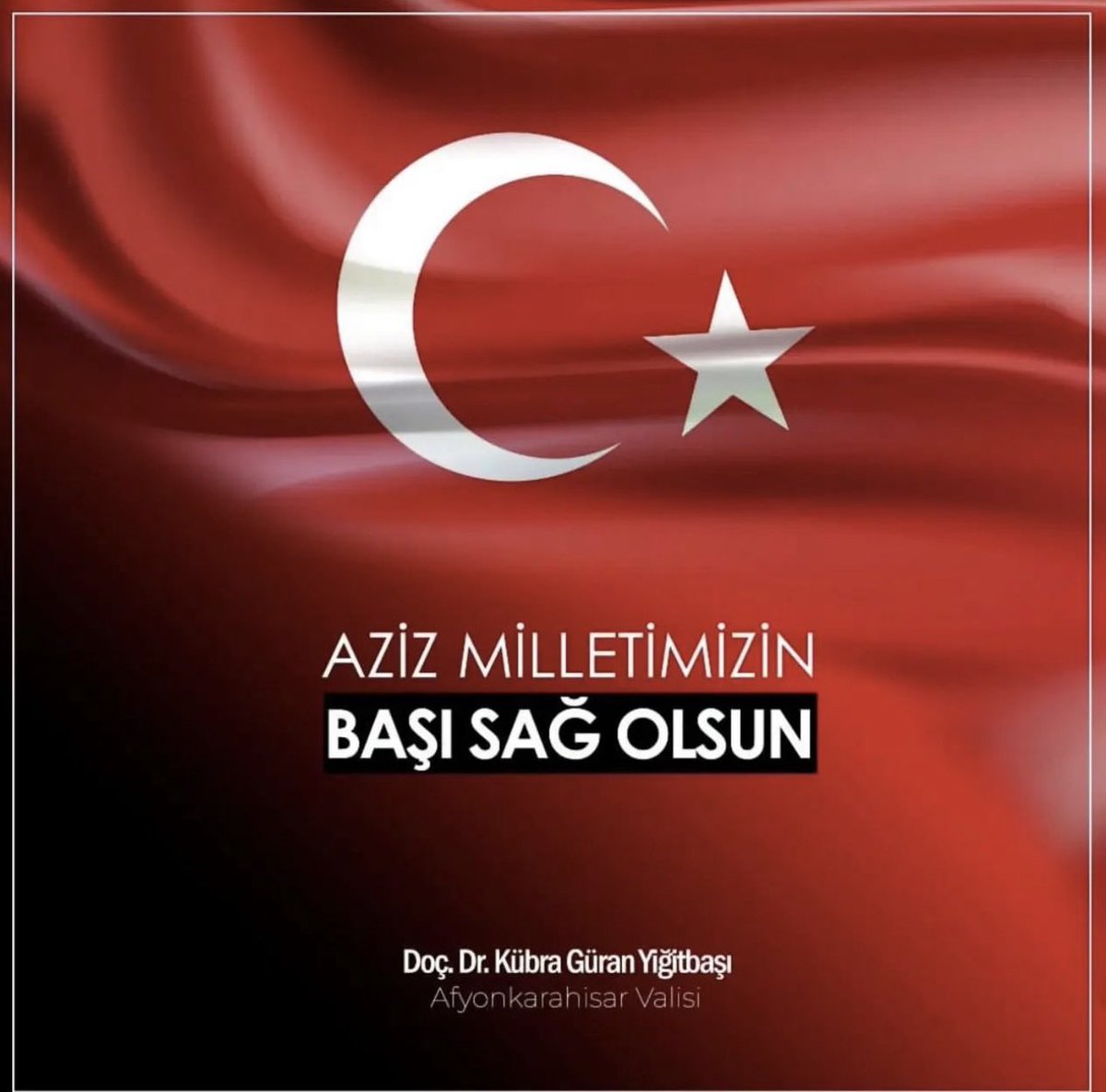Şehidimiz var:

Pençe Kilit Operasyonunda Başmakçı ilçemize kayıtlı Piyade Sözleşmeli Er Hakan Köroğlu şehit olmuştur.

Kahraman askerimize Allah’tan rahmet, acılı ailesine ve sevenlerine başsağlığı diliyoruz. 

Aziz Milletimizin başı sağolsun.