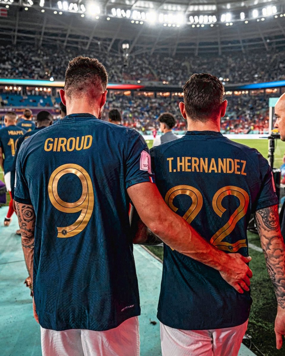 Congrats for your qualification to the Round of 16 🇫🇷👏🏻 #Qatar2022 #FRA #TheoHernandez #Giroud