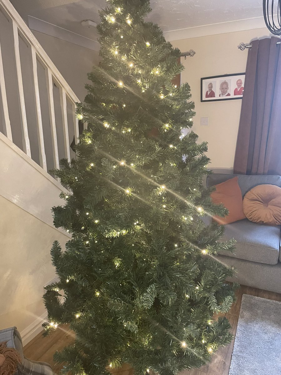 HarkinKath's tweet image. From start to finish #christmas2022 #treedecor