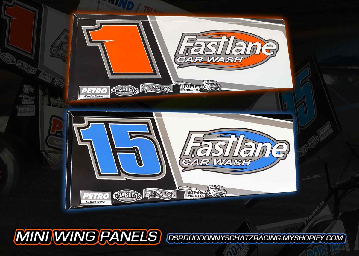 💥New Product Alert!💥

Miniature Wing Panels have been added to our online store! 

dsrduodonnyschatzracing.myshopify.com/products/minia…

Black Friday Sales are also still on through November 30!