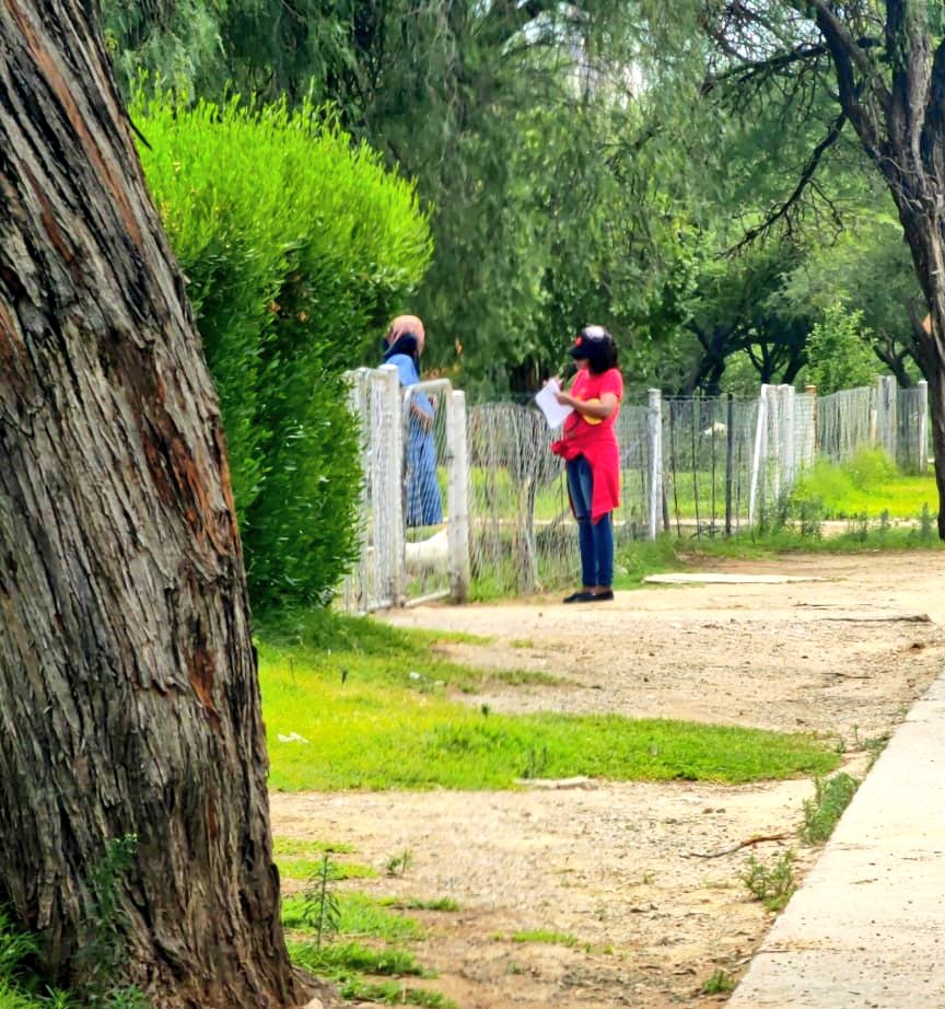 effnorthercape's tweet photo. [Registrations] P3: Alpha Hall VD team doing Door To Door in Ulco Ward 6 for By-elections Registration Weekend.
#RegisterToVoteEFF
@EFFSouthAfrica https://t.co/Q3l25CUrUw