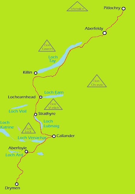 I've been walking the Rob Roy Way 
rob-roy-way.blogspot.com
have made it to Strathyre so far ! It's been great - doing it a day section at a time with a friend and it's tricky to both find days we can manage to meet up for it but looking forward to the next one!

#Scotland