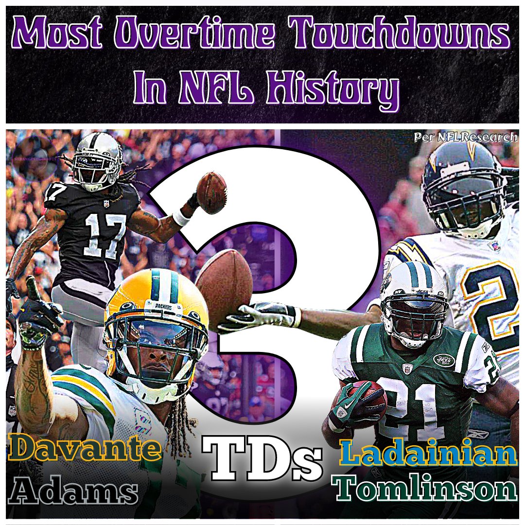 StrangeVoodooTV's tweet photo. These Two Have G(OT) What It Takes, The Clutch Gene.
(#nfl #football #LadainianTomlinson #DavanteAdams #LasVegasRaiders #GreenBayPackers #LosAngelesChargers #NewYorkJets #nflovertime #nflstats #nflstatistics #nflfacts #nfl2022) https://t.co/wJPqfxFAul