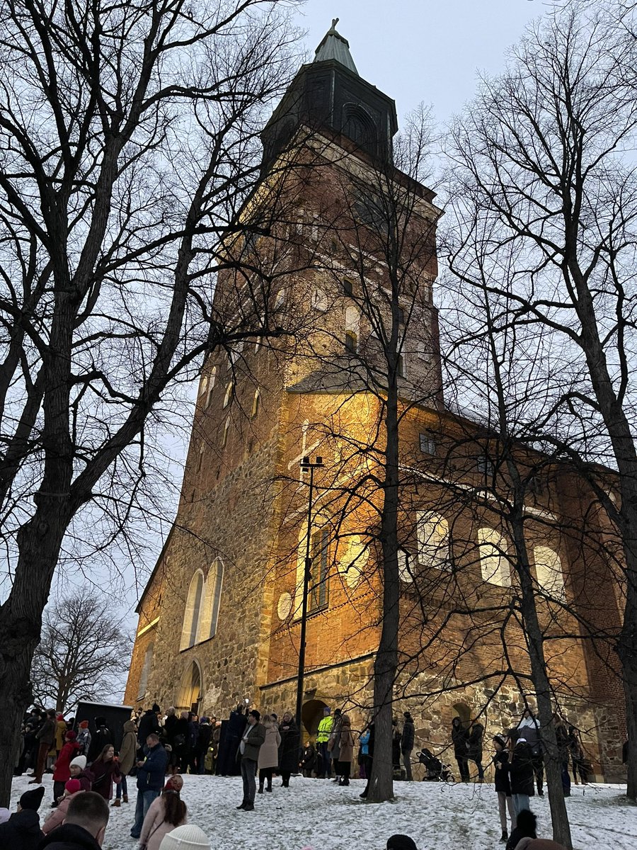 Turun joulunavauksen tunnelmia. @VisitTurku