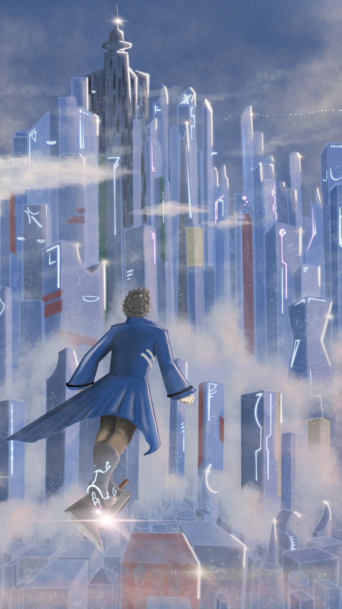 BladeMagna's tweet photo. Opinions? #bookart #BookTwitter #scifiart https://t.co/6Lk2cegAqg