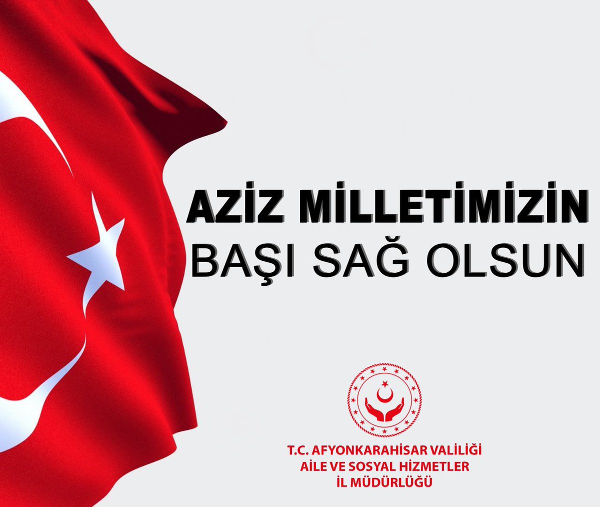 Şehidimiz var:

Pençe Kilit Operasyonunda Başmakçı ilçemize kayıtlı Piyade Sözleşmeli Er Hakan Köroğlu şehit olmuştur.

Kahraman askerimize Allah’tan rahmet, acılı ailesine ve sevenlerine başsağlığı diliyoruz.
<a href="/bursaash/">Bursa Aile ve Sosyal Hizmetler İl Müdürlüğü</a> <a href="/deryayanikashb/">Derya Yanık</a>