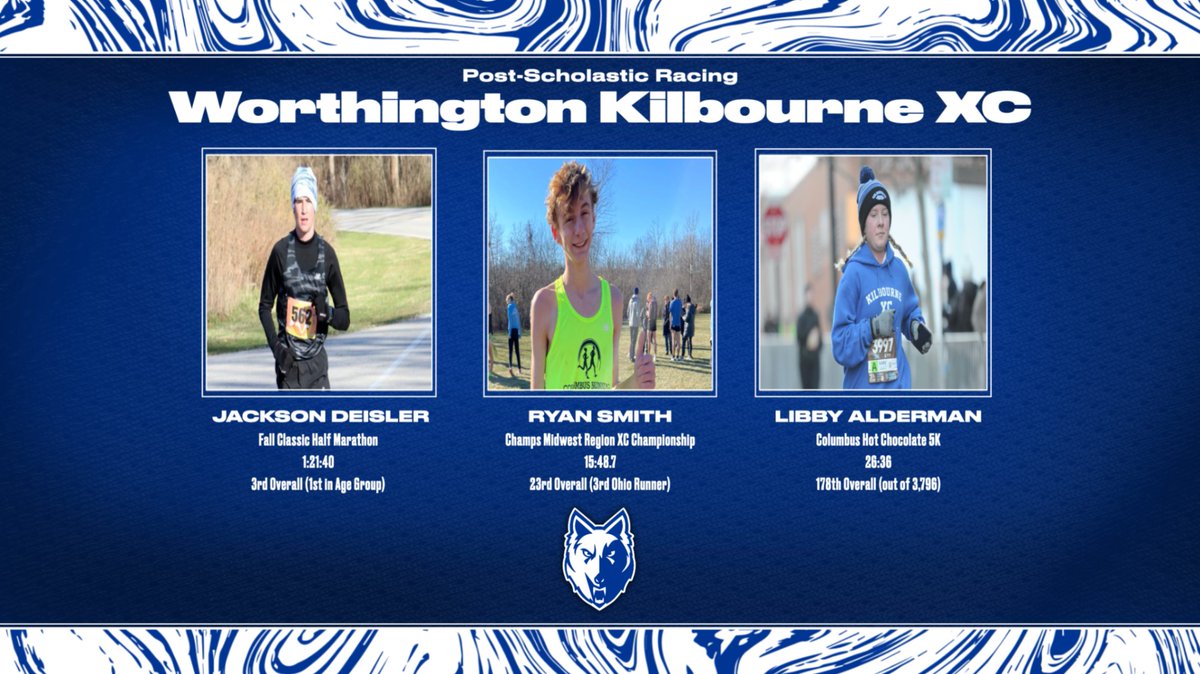 XcKilbourne's tweet photo. WKXC Runners have been keeping busy. Jackson Deisler & Libby Alderman have taken to the road after completing their school season. Ryan Smith capped off his 2022 XC Campaign in Kenosha, Wisconsin earning All-Midwest Honors after finishing 23rd. #WolvesXC #TimeForIndoorTrack https://t.co/8zel8JF5pZ