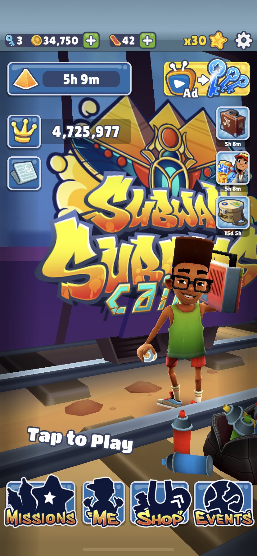 Subway Surfers, Subway Surfers Gameplay Part 26