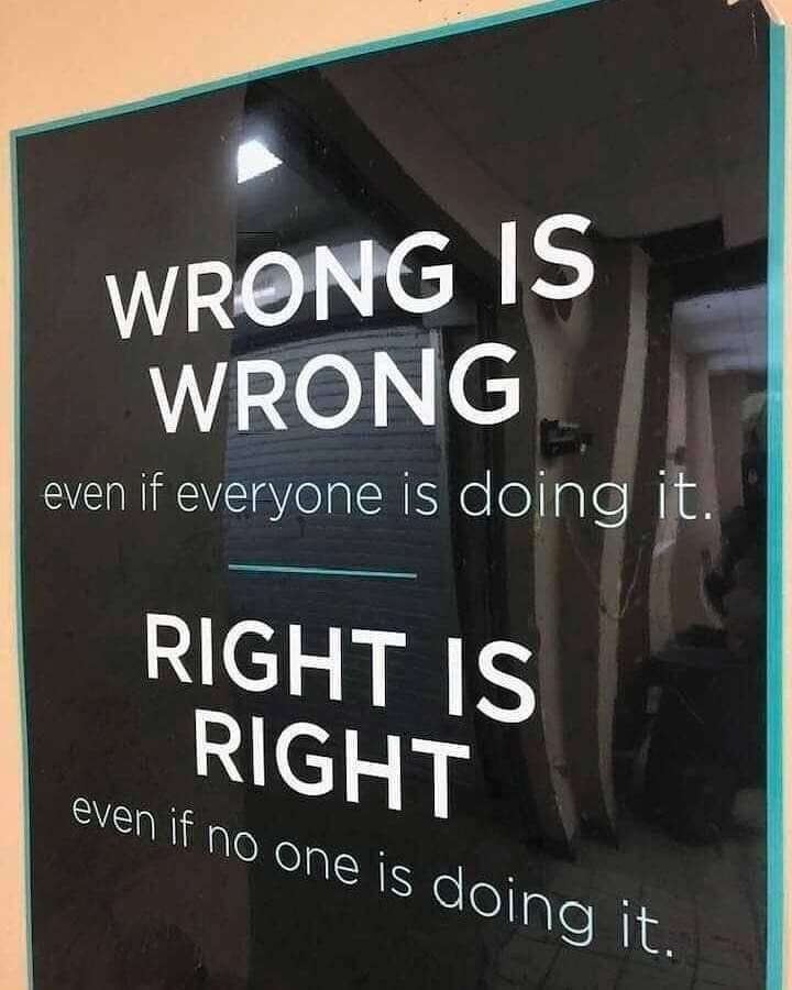 thejasonweaver's tweet image. #wrongiswrong and #rightisright